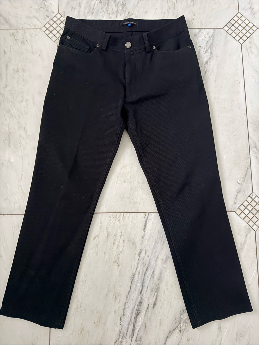 Vince Camuto Men's Straight Jeans in Black